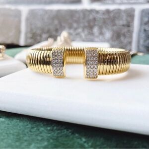 Park Lane Fortune Gold with Crystal Women's Bracelet RARE